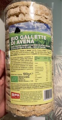 Bio Gallette di avena