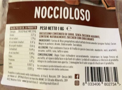 Farina di riso front packaging