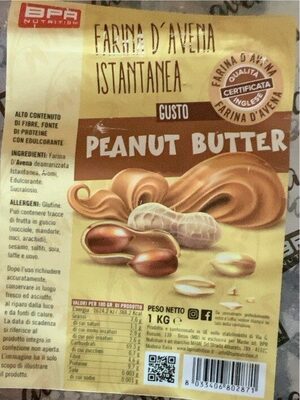 Peanut butter - Farian d’avena front packaging
