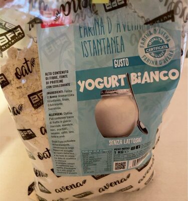 Farina d’avena istantanea yougurt bianco
