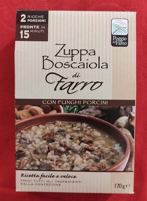Zuppa Boscaiola di Farro con funghi porcini