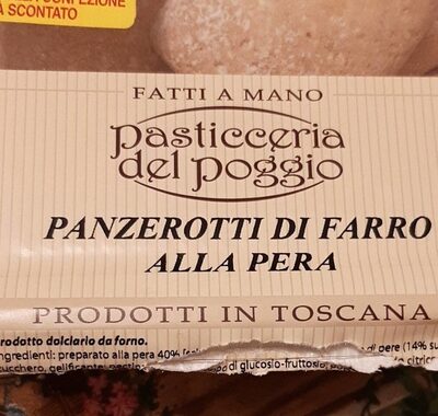 Panzerotti di farro alla pera