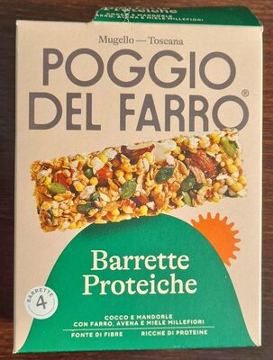 Barrette proteiche cocco e mandorle