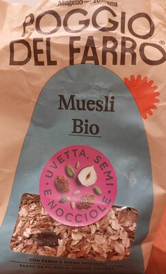 Muesli di farro con uvetta bio