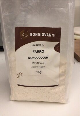 Farina di farro monococcum integrale front packaging