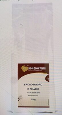 cacao magro 10/12 in polvere