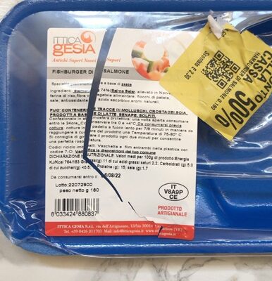 Fish burger di salmone