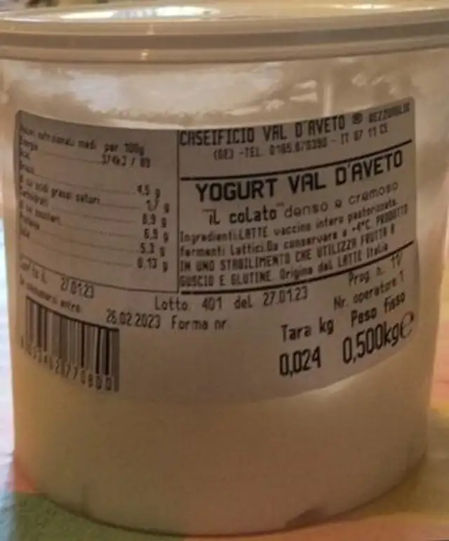 Yogurt bianco