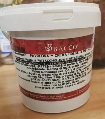 Crema dolce di pistacchio