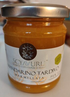 Marmellata di mandarino tardivo