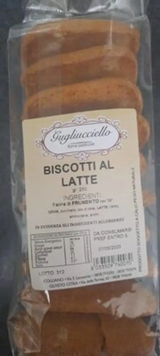 Biscotti al latte