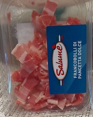 Francobolli di pancetta dolce