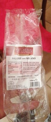 Salame tipo Milano front packaging