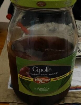 Cipolle in agrodolce front packaging