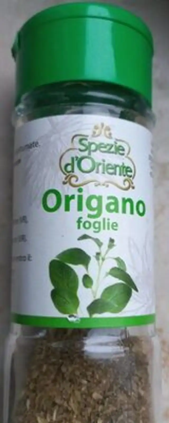 Origano in foglie