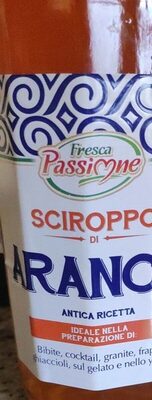 Sciroppo arancia