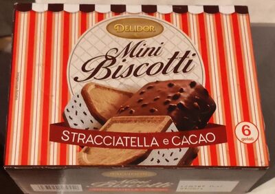 Mini biscotti front packaging