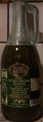 Olio extra vergine di oliva front packaging