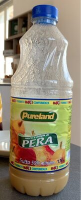 Succo e polpa di pera front packaging