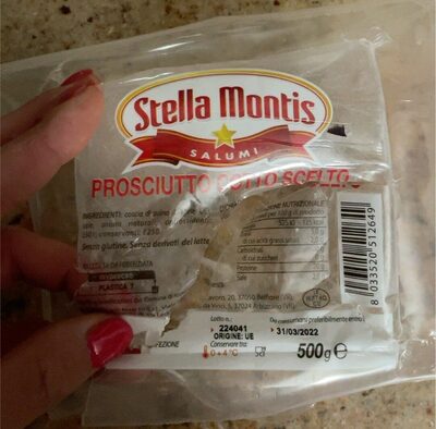 Prosciutto cotto scelto