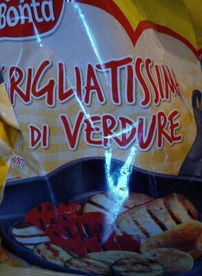 Grigliatissima di verdure front packaging