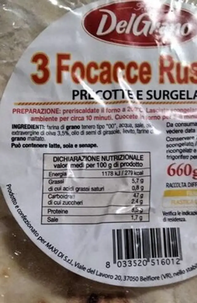 Focacce rustiche