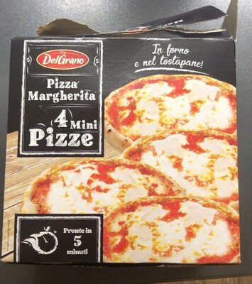 Pizza Margherita 4 mini pizzette front packaging