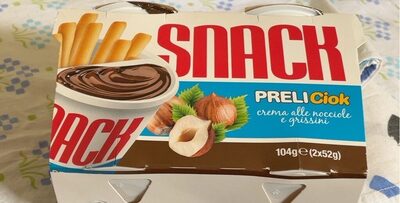 Crema alle nocciole e grissini