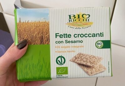 Fette croccanti con sesamo