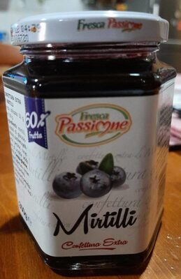 Mirtilli confettura extra front packaging