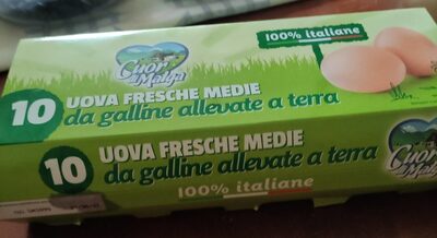 Uova fresche medie