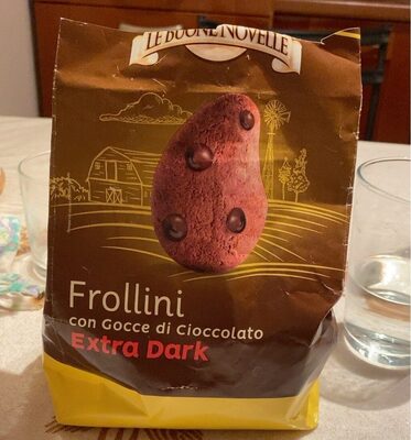 Frollini con gocce di cioccolato Extra Dark