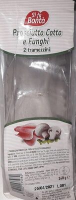 Prosciutto cotto e funghi