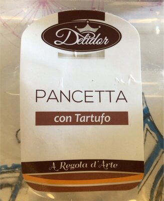 Pancetta con tartufo front packaging