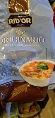 Riso arborio front packaging