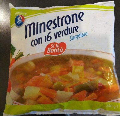 Minestrone con 16 verdure