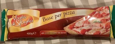 Base per pizza front packaging