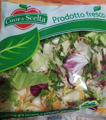 Insalata mista con carote front packaging