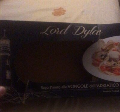 Sugo pronto alle vongole front packaging