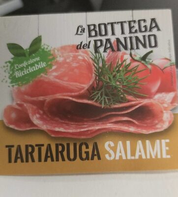 Tartaruga salame front packaging
