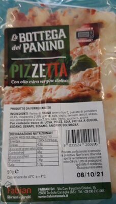Pizzetta front packaging