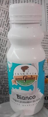 Bianco yogurt probiotico da bere front packaging