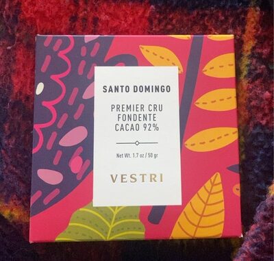 Cioccolato fondente 92% front packaging