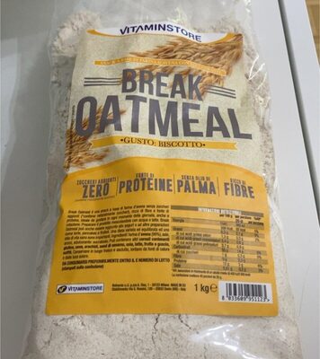 Break oatmeal gusto biscotto front packaging