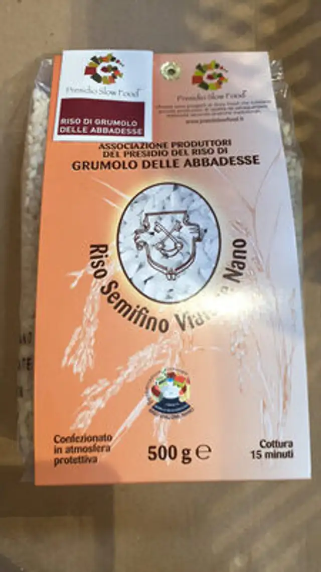 Presidio Slow Food RISO DI GRUMOLO DELLE ABBADESSE front packaging