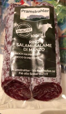 Salame di manzo front packaging
