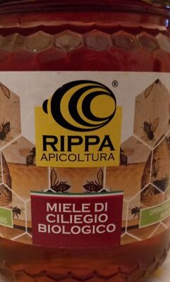 Miele di ciliegio biologico front packaging