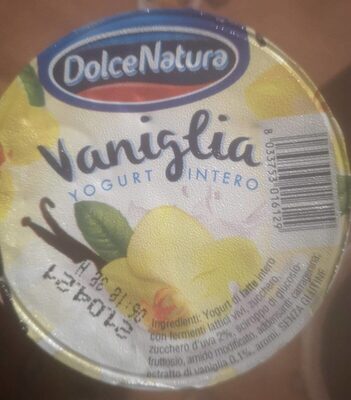 Yogurt intero vaniglia