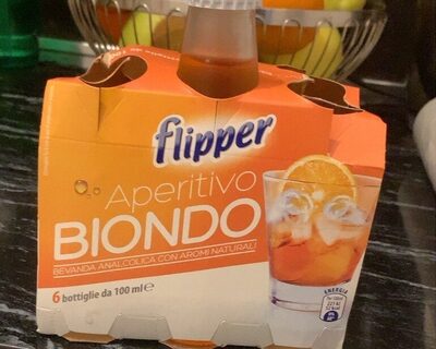 Bevanda analcolica aperitivo biondo front packaging