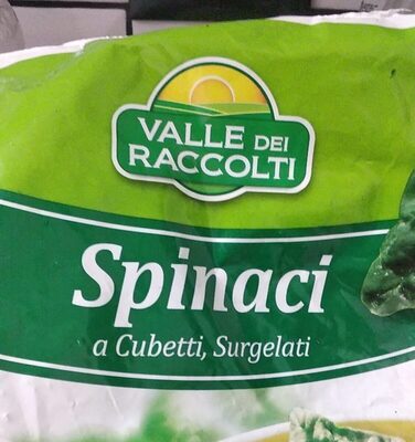 Spinaci a cubetti surgelati